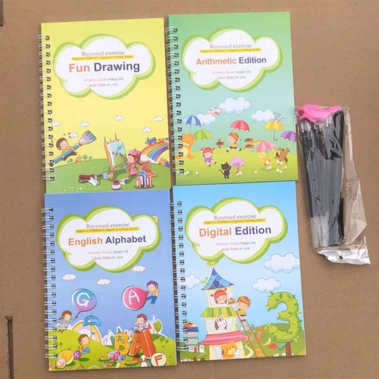 CUADERNO MÁGICO CALIGRAFÍA REUTILIZABLE