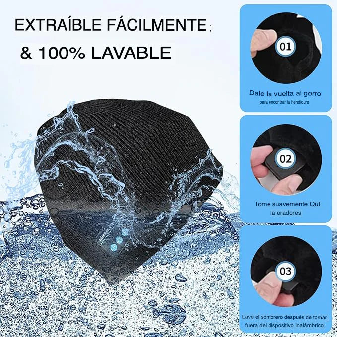 GORRO BLUETOOTH CON MÚSICA