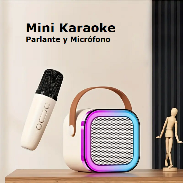 PARLANTE MINI KARAOKE PORTATIL