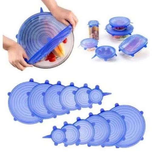TAPAS DE SILICON SET X6
