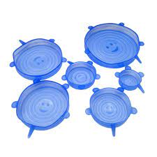 TAPAS DE SILICON SET X6