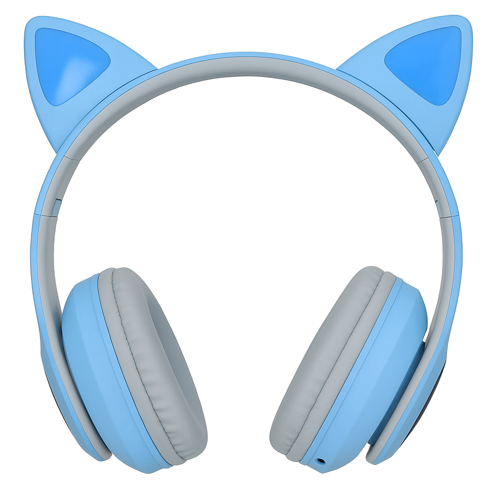 AUDIFONOS INALAMBRICOS CON OREJAS DE GATO QC-11