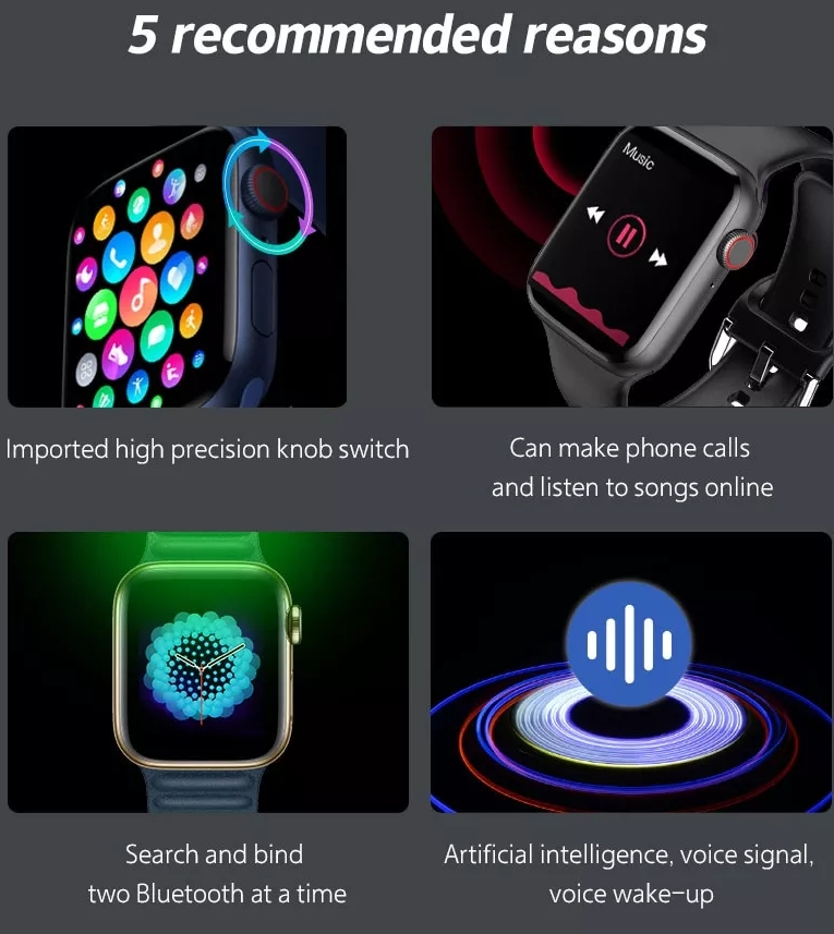 RELOJ INTELIGENTE T500