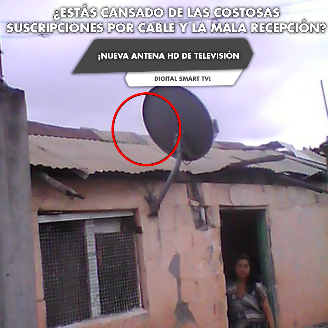 ANTENA HD DE TELEVISIÓN DIGITAL SMART TV