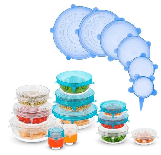 TAPAS DE SILICON SET X6