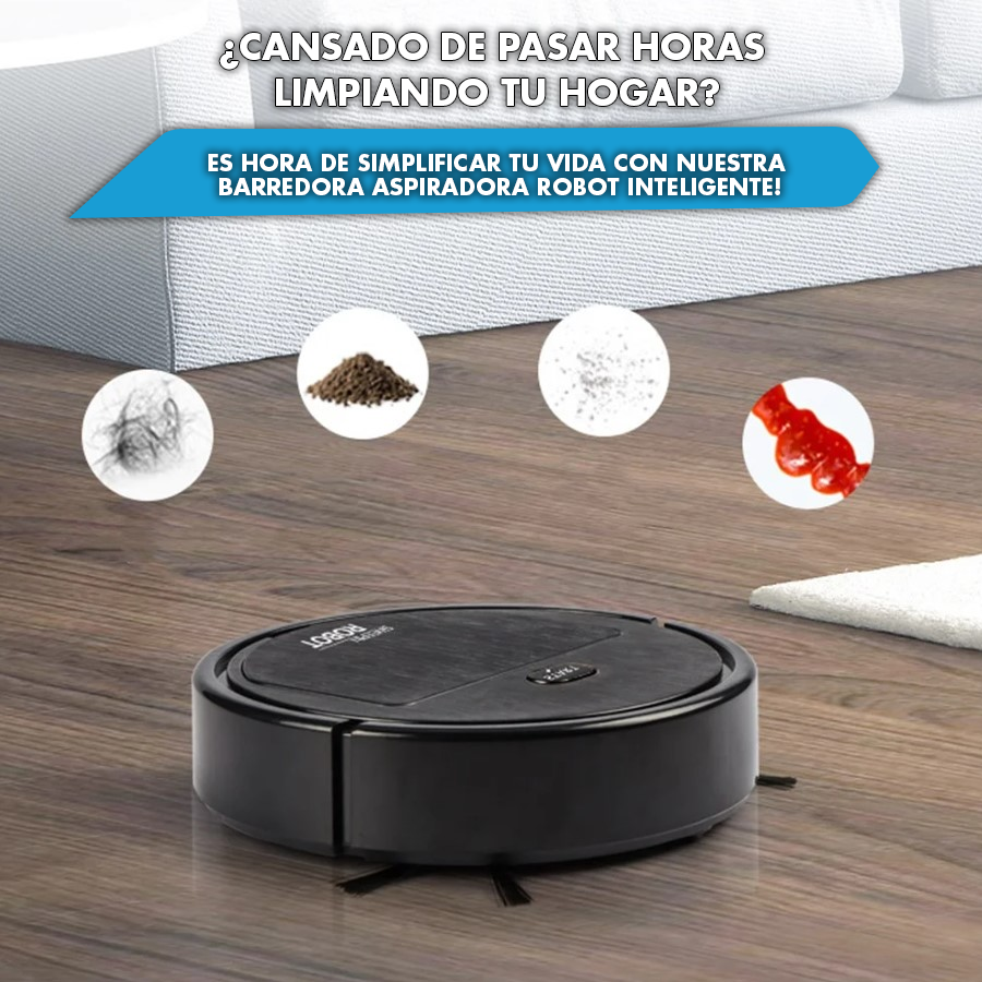 BARREDORA ASPIRADORA ROBOT INTELIGENTE